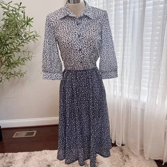 Vintage 70s Lynn Davies Dress - Picture 5 of 8